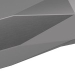 black chrome/satin nickel