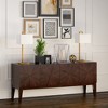Hudson and Canal 26" Tall Table Lamp with Rectangle Fabric Shade - 4 of 4