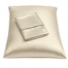BLISSFORD Satin Pillowcase with Zipper, Satin Pillow Cases 2 Pack, Silk Pillow Cover - 2 of 4