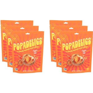 Popadelics Twisted Thai Chili Mushroom Chips - Case of 6 - 1.4 oz - 1 of 2