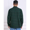 INSPIRE CHIC Men's Contrasting Colors Checked Slim Fit Long Sleeved Button Down Shirts - 3 of 4