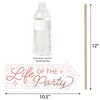 Big Dot of Happiness Funny Pink Rose Gold Birthday - Happy Birthday Party Photo Booth Props Kit - 10 Piece - 3 of 4