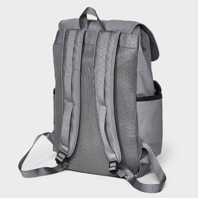 Men&#39;s 18.5&#34; Backpack with Buckles - Goodfellow &#38; Co&#8482; Gray_1