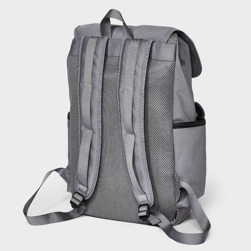 Men&#39;s 18.5&#34; Backpack with Buckles - Goodfellow &#38; Co&#8482; Gray, 4 of 7