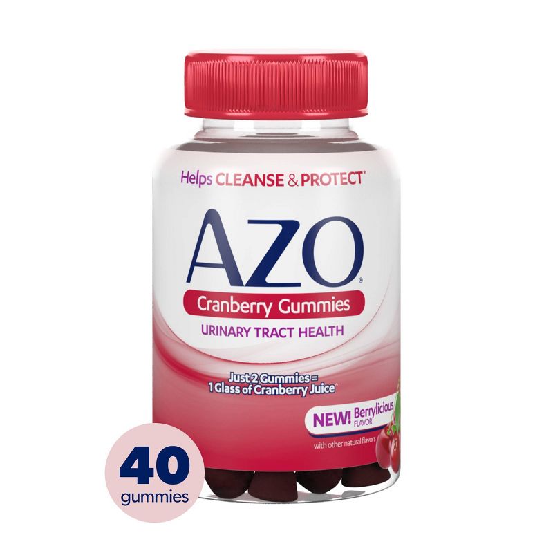 AZO Urinary Tract Health Gummies - Cranberry, 1 of 9