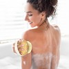 Unique Bargains Natural Boar Bristles Oval Bath Brush 4.72"x2.56" Yellow 1 Pc - 2 of 4