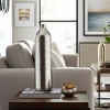 Metal Decorative Vase - Glam Aluminum Flower Holder for Home, Office, Bedroom, and Living Room - Modern Accent Piece for Floral Arrangements - 3 of 4