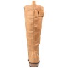 Journee Collection Womens Lelanni Stacked Heel Knee High Boots - 3 of 4