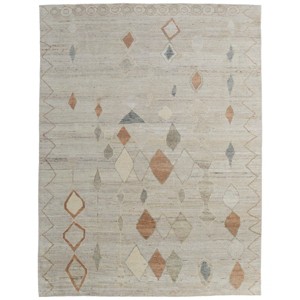 Kasbah Transitional Moroccan Tan/Orange/Gray Area Rug - 1 of 4