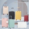 Sapphtopaz 20"/24"/28" 3 pcs Luggage Set with Spinner Wheel, Carry On Luggage Suitcase with Combination Lock, Hard Shell Suitcase - 4 of 4