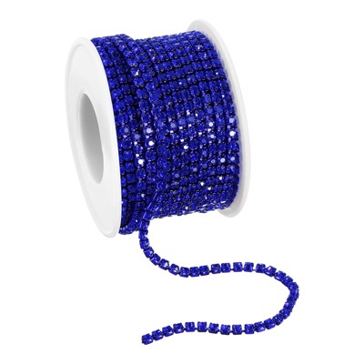 Unique Bargains DIY Clothing Decoration Crystal Rhinestone Sew on Close Claw Chain Trim