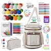 Hearth & Harbor Crochet Kit for Beginners Adults and Kids, Amigurumi and Crocheting Kit with Soft Yarn and Sage Green Crochet Bag - 2 of 4