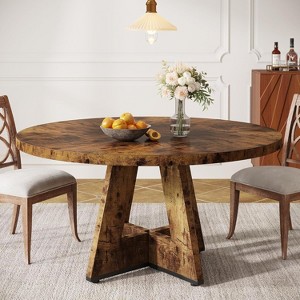 Tribesigns 47 Inch Round Dining Table for 4 people - 1 of 4