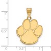Black Bow Jewelry 10k Yellow Gold Auburn Tigers NCAA Large Pendant - 2 of 3