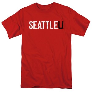 Men's Seattle University Official Distressed Primary Adult T-Shirt - 1 of 4