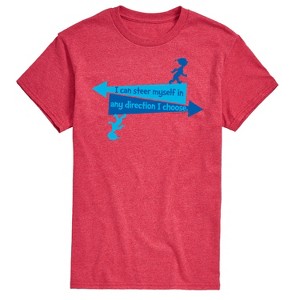 Men's - Dr. Seuss - You Can Steer Yourself Short Sleeve Graphic T-Shirt - 1 of 4
