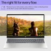 HP 15-fc0399nr 15.6" HD Touchscreen Notebook, AMD Ryzen 3 7320U 2.4GHz, 8GB DDR5 RAM, 256GB PCIe SSD, Windows 11 Home, Natural Silver (B8QH9UA) - 4 of 4
