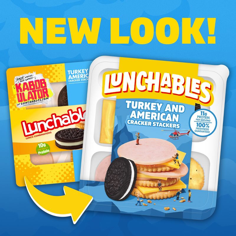 Lunchables Turkey &#38; American Cheese - 3.2oz, 4 of 14