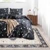 Acekool Washable Area Rug, Boho Vintage Non-Slip Low Pile Soft Accent Carpet for Living Room Bedroom, Pet & Kid Friendly, Easy Care - 3 of 4