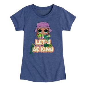 Girls' - LOL Surprise! - Let's Be Kind to Plants Fitted Short Sleeve Graphic T-Shirt - 1 of 4