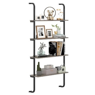 1PC 41 Inches 5-Cube Floor Bookcase with 2 Anti-Tipping Kits
