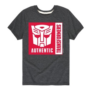 Boys' - Transformers - Red Logo Short Sleeve Graphic T-Shirt - 1 of 3
