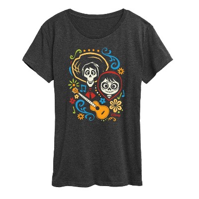 Women's - Coco - Hector And Miguel Short Sleeve Graphic T-Shirt