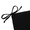 Pillow Perfect 36.5"x18" ECOM Canvas Outdoor Chair Cushion Black - 2 of 3