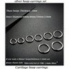Stainless Steel Huggie Hoop Earrings, Hypoallergenic for Men Women - 3 of 4