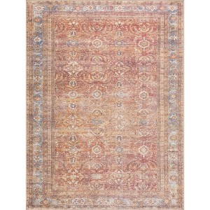 Hauteloom Anshu Peach Washable Area Rug - 1 of 4