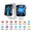 HONGGE Smart Watch with 1.9" Display, Blood Glucose & Oxygen Monitoring, Bluetooth Calling, 108 Sports Modes, Bonus Leather Strap - 3 of 4