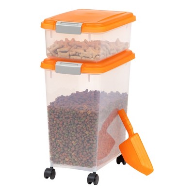 Iris Usa 47qt/35lbs Airtight Pet Food Storage Container With