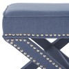 Palmer Ottoman with Nail Heads  - Safavieh - 3 of 3