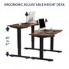 Okak Adjustable Lift-up Computer Drafting Table with Wooden Tabletop,Home Office Drafting Standing Desk for Adults/Teens - 3 of 4