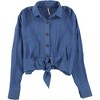 Free People Womens Sunstreaks Tie Front Button Down Blouse - 2 of 2