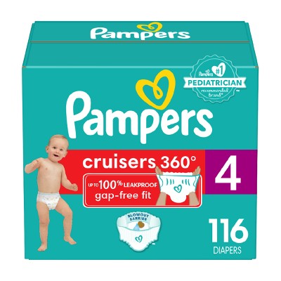 Pampers Cruisers 360 Diapers - Size 4 - 116ct