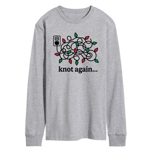 Men's - Instant Message - Knot Again Lights Long Sleeve Graphic T-Shirt - 1 of 4