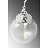 Progress Lighting Penn 1-Light Pendant, Steel, Polished Nickel, Clear Glass Sphere Shade, Canopy Included, Dry Rated - 4 of 4