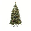 6.5ft Pre-lit Artificial Christmas Tree with 1100 Branch Tips and 350 Lights Green Tree - 3 of 4