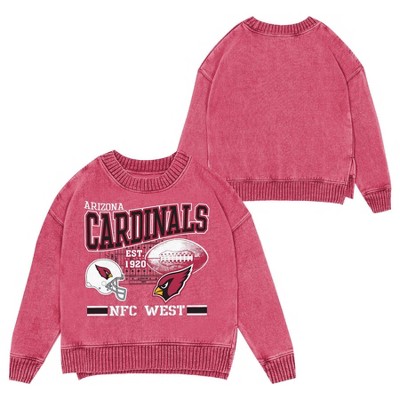 NFL Arizona Cardinals Women's Long Sleeve Fashion Fleece Sweatshirt