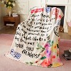 Joyfy Gifts for Mom Christmas Mom Blanket Gift from Daughter Son Soft Flannel Throw Blanket Presents for Mother Birthday Mothers Day 50x60 Inch - 2 of 4