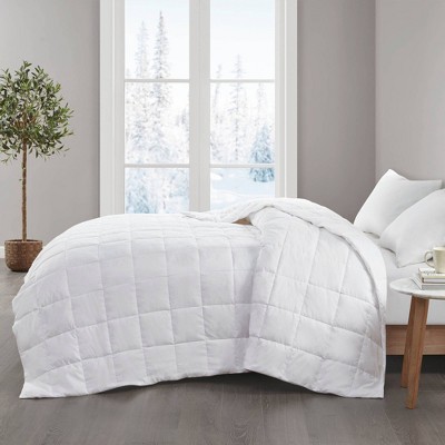 Twin Lightweight White Down Cotton Comforter