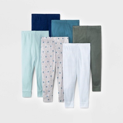 Image of Baby Boys' 6pk Basics Pants - Cloud Island™ Blue 3-6M