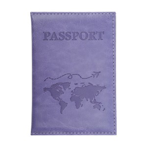 Unique Bargains Textured Letter Passport Holder 1 Pc - 1 of 4
