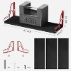 Sriracha Floating Shelves Wall Mounted Set of 3, Storage and Decorative Wood Shelf for Bathroom, Bedroom, Living Room - 3 of 3