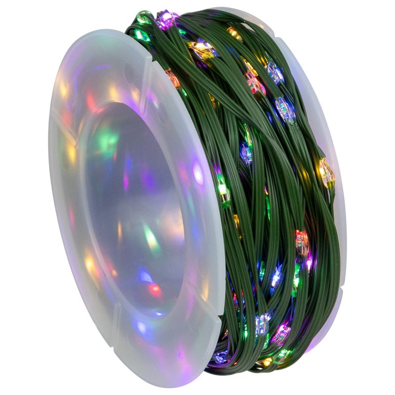 Northlight 200ct LED Multi-Function Color Changing Christmas Fairy Lights, 64.5ft Green Wire, 2 of 6
