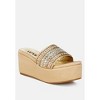 Batanga Diamante & Rhinestone Detail Stylish Women  Flatforms - 2 of 4