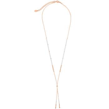 SHINE by Sterling Forever Beaded Sliding Bolo Necklace
