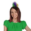 Beistle Mardi Gras Headband, (4/Pkg) Multicolored - 2 of 4