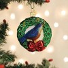 Old World Christmas 3.75 In Calling Bird Wreath Bluebird Language Songbirds Tree Ornaments - 3 of 3